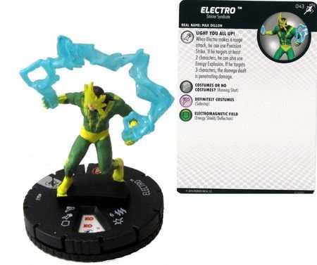 Electro 043 Superior Foes of Spider Man Marvel Heroclix Electro 043 Superior Foes of Spider Man Marvel Heroclix