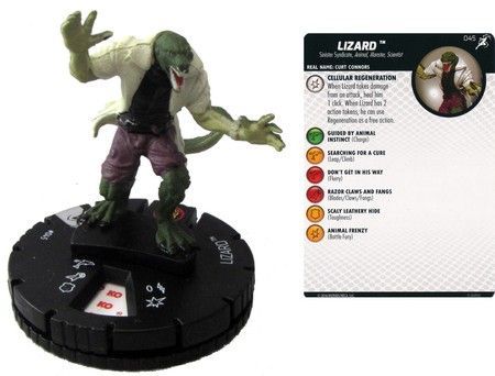 Lizard 045 Superior Foes of Spider Man Marvel Heroclix Lizard 045 Superior Foes of Spider Man Marvel Heroclix