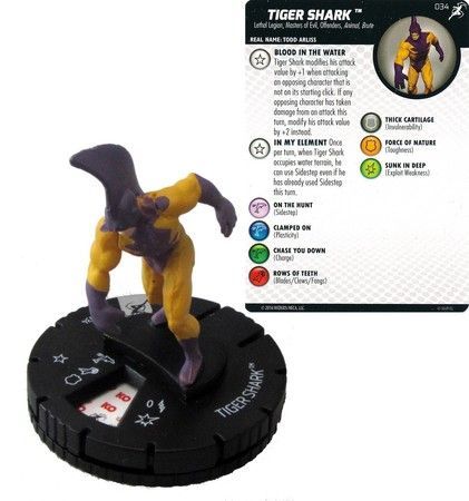 Tiger Shark 034 Superior Foes of Spider Man Marvel Heroclix Tiger Shark 034 Superior Foes of Spider Man Marvel Heroclix