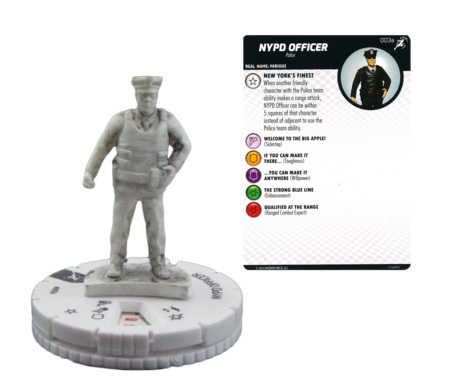 NYPD Officer Sketch Variant 003a Superior Foes of Spider Man Marvel Heroclix NYPD Officer Sketch Variant 003a Superior Foes of Spider Man Marvel Heroclix