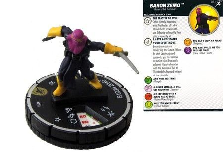 Baron Zemo 051 Superior Foes of Spider Man Marvel Heroclix Marvel The Superior Foes of Spider Man Singles Baron Zemo 051 Superior Foes of Spider Man Marvel Heroclix Marvel The Superior Foes of Spider Man Singles