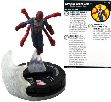 W/ Web FX NM Spider-Man Noir #061 Superior Foes of Spider-Man Heroclix