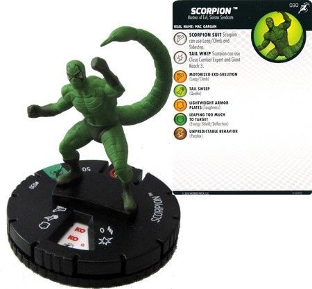 HEROCLIX SUPERIOR FOES OF SPIDERMAN #024 Cottonmouth *UC* 