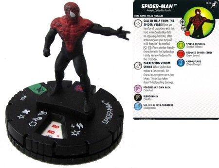 Sketch Heroclix Superior Foes of Spider-Man set Beetle #033 Rare figure 