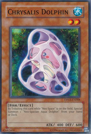 Chrysalis Dolphin DP03 EN008 Common Unlimited Duelist Pack Jaden Yuki 2 Unlimited Singles Chrysalis Dolphin DP03 EN008 Common Unlimited Duelist Pack Jaden Yuki 2 Unlimited Singles
