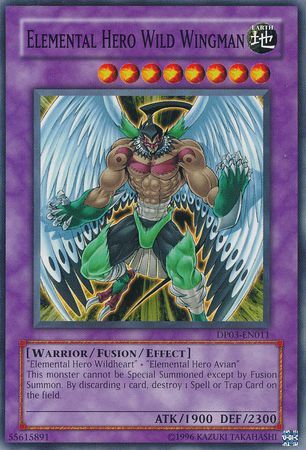 Elemental Hero Wild Wingman DP03 EN011 Common Unlimited Duelist Pack Jaden Yuki 2 Unlimited Singles Elemental Hero Wild Wingman DP03 EN011 Common Unlimited Duelist Pack Jaden Yuki 2 Unlimited Singles