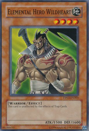 Elemental Hero Wildheart DP03 EN003 Common Unlimited Duelist Pack Jaden Yuki 2 Unlimited Singles Elemental Hero Wildheart DP03 EN003 Common Unlimited Duelist Pack Jaden Yuki 2 Unlimited Singles