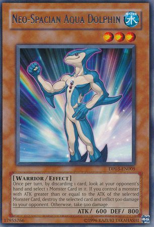 Neo Spacian Aqua Dolphin DP03 EN005 Rare Unlimited Duelist Pack Jaden Yuki 2 Unlimited Singles Neo Spacian Aqua Dolphin DP03 EN005 Rare Unlimited Duelist Pack Jaden Yuki 2 Unlimited Singles