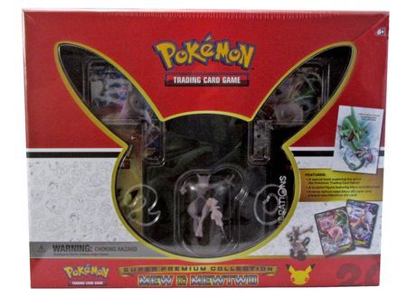 Pokémon TCG ESPECIAL: UNBOX SUPER PREMIUM COLLECTION MEW E MEWTWO