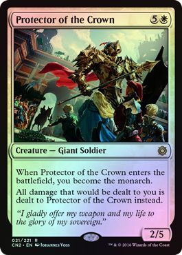 Protector of the Crown 021 221 Foil Conspiracy Take the Crown Foil Singles Protector of the Crown 021 221 Foil Conspiracy Take the Crown Foil Singles