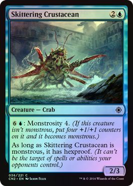 Skittering Crustacean 036 221 Foil Conspiracy Take the Crown Foil Singles Skittering Crustacean 036 221 Foil Conspiracy Take the Crown Foil Singles