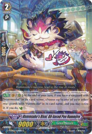 Hammsuke s Rival Oil based Pen Hammjiro G TCB02 038 Rare R G Technical Booster 2 The Genius Strategy Singles Hammsuke s Rival Oil based Pen Hammjiro G TCB02 038 Rare R G Technical Booster 2 The Genius Strategy Singles