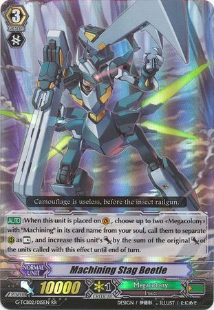 Machining Stag Beetle G TCB02 015 Double Rare RR G Technical Booster 2 The Genius Strategy Singles Machining Stag Beetle G TCB02 015 Double Rare RR G Technical Booster 2 The Genius Strategy Singles