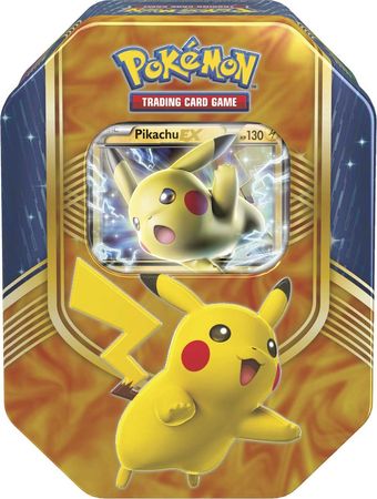 Battle Heart Pikachu Ex Collectors Tin Pokemon