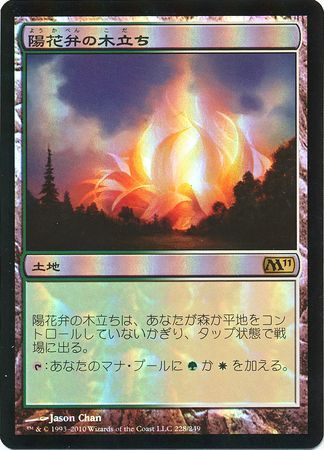 Sunpetal Grove Foil Japanese M11 Magic 2011 Japanese Singles Sunpetal Grove Foil Japanese M11 Magic 2011 Japanese Singles