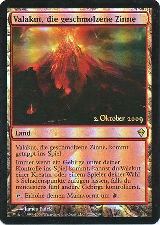 Valakut die geschmolzene Zinne Valakut the Molten Pinnacle Release Promo German German Promos Valakut die geschmolzene Zinne Valakut the Molten Pinnacle Release Promo German German Promos