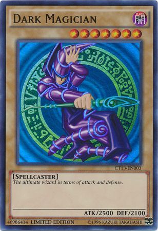 Limited Edition Metal God Card The Dark Magician Yu-Gi-Oh 