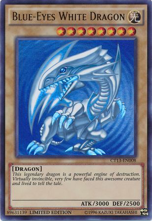 Blue-Eyes White Dragon - CT13-EN008 - Ultra Rare Limited Edition