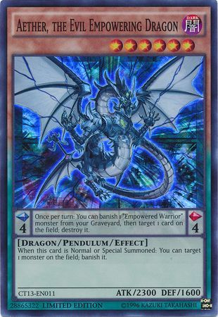 Aether, the Evil Empowering Dragon - CT13-EN011 - Super 