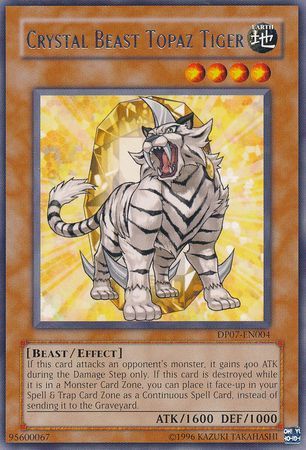 Crystal Beast Topaz Tiger DP07 EN004 Rare Unlimited Duelist Pack Jesse Anderson DP07 Unlimited Singles Crystal Beast Topaz Tiger DP07 EN004 Rare Unlimited Duelist Pack Jesse Anderson DP07 Unlimited Singles