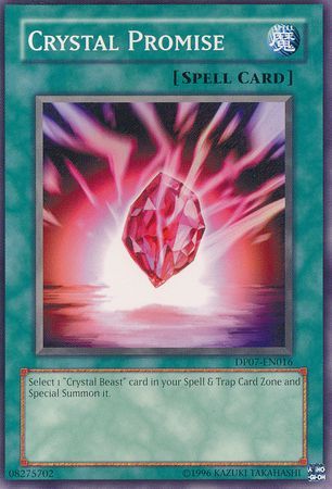 Crystal Promise DP07 EN016 Common Unlimited Duelist Pack Jesse Anderson DP07 Unlimited Singles Crystal Promise DP07 EN016 Common Unlimited Duelist Pack Jesse Anderson DP07 Unlimited Singles