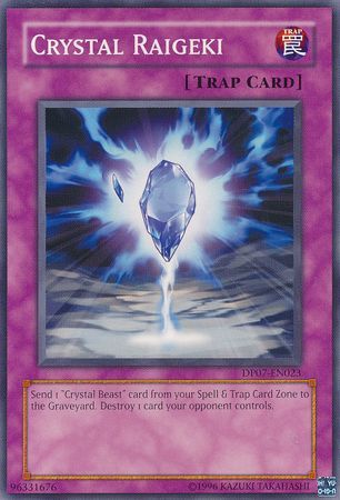 Crystal Raigeki DP07 EN023 Common Unlimited Duelist Pack Jesse Anderson DP07 Unlimited Singles Crystal Raigeki DP07 EN023 Common Unlimited Duelist Pack Jesse Anderson DP07 Unlimited Singles