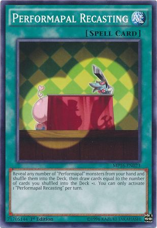 Performapal Recasting MP16 EN023 Common 1st Edition Yu Gi Oh 2016 Mega Tins 1st Edition Singles Performapal Recasting MP16 EN023 Common 1st Edition Yu Gi Oh 2016 Mega Tins 1st Edition Singles