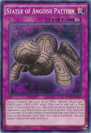 Statue of Anguish Pattern MP16 EN037 Common 1st Edition Yu Gi Oh 2016 Mega Tins 1st Edition Singles Statue of Anguish Pattern MP16 EN037 Common 1st Edition Yu Gi Oh 2016 Mega Tins 1st Edition Singles