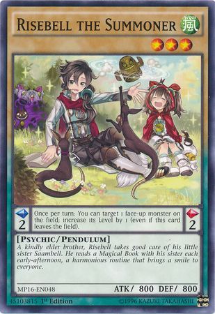 Risebell the Summoner MP16 EN048 Common 1st Edition Yu Gi Oh 2016 Mega Tins 1st Edition Singles Risebell the Summoner MP16 EN048 Common 1st Edition Yu Gi Oh 2016 Mega Tins 1st Edition Singles