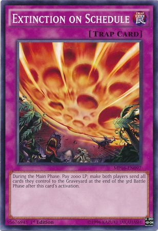Extinction on Schedule MP16 EN097 Common 1st Edition Yu Gi Oh 2016 Mega Tins 1st Edition Singles Extinction on Schedule MP16 EN097 Common 1st Edition Yu Gi Oh 2016 Mega Tins 1st Edition Singles
