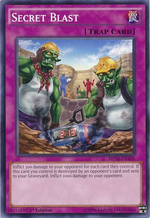 Secret Blast MP16 EN104 Common 1st Edition Secret Blast MP16 EN104 Common 1st Edition