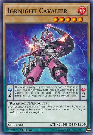 Igknight Cavalier MP16 EN130 Common 1st Edition Yu Gi Oh 2016 Mega Tins 1st Edition Singles Igknight Cavalier MP16 EN130 Common 1st Edition Yu Gi Oh 2016 Mega Tins 1st Edition Singles