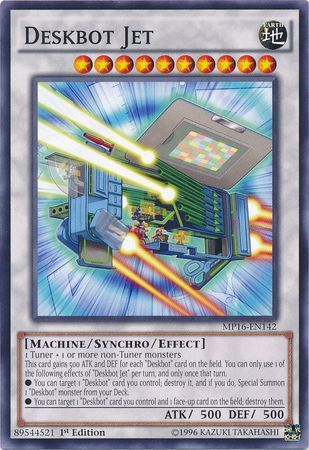 Deskbot Jet MP16 EN142 Common 1st Edition Yu Gi Oh 2016 Mega Tins 1st Edition Singles Deskbot Jet MP16 EN142 Common 1st Edition Yu Gi Oh 2016 Mega Tins 1st Edition Singles