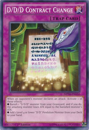 D D D Contract Change MP16 EN154 Common 1st Edition D D D Contract Change MP16 EN154 Common 1st Edition