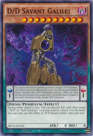 D D Savant Galilei MP16 EN166 Common 1st Edition Yu Gi Oh 2016 Mega Tins 1st Edition Singles D D Savant Galilei MP16 EN166 Common 1st Edition Yu Gi Oh 2016 Mega Tins 1st Edition Singles
