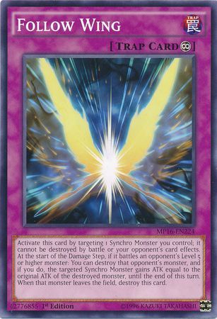 Follow Wing MP16 EN224 Common 1st Edition Yu Gi Oh 2016 Mega Tins 1st Edition Singles Follow Wing MP16 EN224 Common 1st Edition Yu Gi Oh 2016 Mega Tins 1st Edition Singles