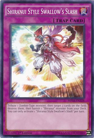 Shiranui Style Swallow s Slash MP16 EN228 Common 1st Edition Shiranui Style Swallow s Slash MP16 EN228 Common 1st Edition