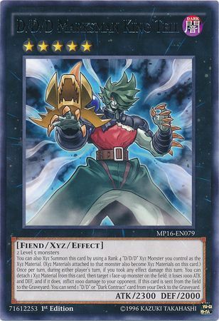 D D D Marksman King Tell MP16 EN079 Rare 1st Edition Yu Gi Oh 2016 Mega Tins 1st Edition Singles D D D Marksman King Tell MP16 EN079 Rare 1st Edition Yu Gi Oh 2016 Mega Tins 1st Edition Singles