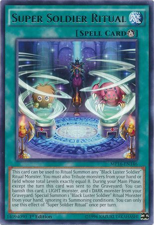 Super Soldier Ritual MP16 EN146 Rare 1st Edition Super Soldier Ritual MP16 EN146 Rare 1st Edition
