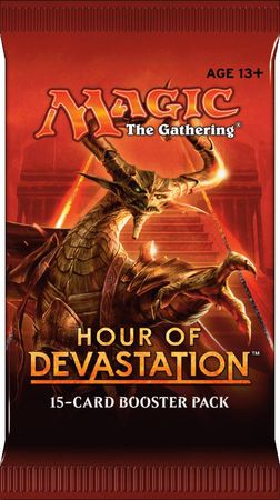 Hour of Devastation Booster Pack MTG Magic The Gathering Sealed Product Hour of Devastation Booster Pack MTG Magic The Gathering Sealed Product