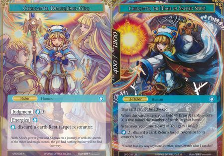 Charlotte Determined Girl Charlotte The Mage of Sacred Spirit CFC 038 Rare Force of Will Curse of the Frozen Casket Singles Charlotte Determined Girl Charlotte The Mage of Sacred Spirit CFC 038 Rare Force of Will Curse of the Frozen Casket Singles