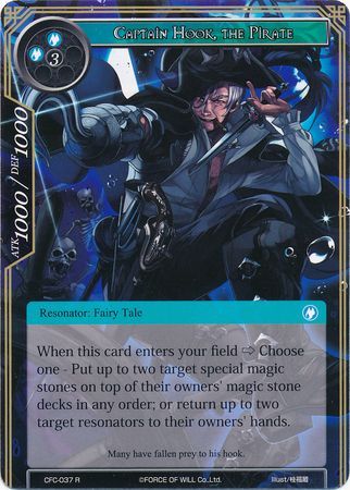 Captain Hook the Pirate CFC 037 Rare Captain Hook the Pirate CFC 037 Rare