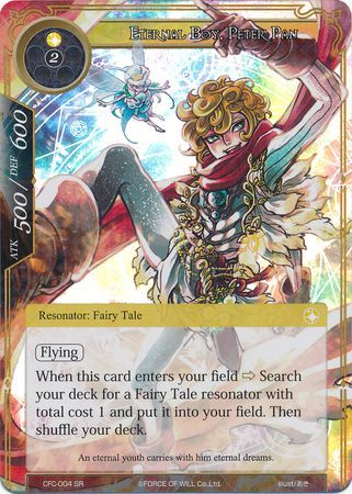 Eternal Boy Peter Pan CFC 004 Textured Foil Super Rare Force of Will Curse of the Frozen Casket Foil Singles Eternal Boy Peter Pan CFC 004 Textured Foil Super Rare Force of Will Curse of the Frozen Casket Foil Singles