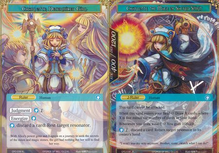 Charlotte Determined Girl Charlotte The Mage of Sacred Spirit CFC 038 Textured Foil Force of Will Curse of the Frozen Casket Foil Singles Charlotte Determined Girl Charlotte The Mage of Sacred Spirit CFC 038 Textured Foil Force of Will Curse of the Frozen Casket Foil Singles
