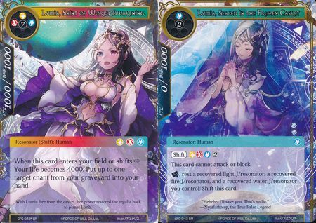 Lumia Sealed in the Frozen Casket Lumia Saint of World Awakening CFC 043 SR Foil Force of Will Curse of the Frozen Casket Foil Singles Lumia Sealed in the Frozen Casket Lumia Saint of World Awakening CFC 043 SR Foil Force of Will Curse of the Frozen Casket Foil Singles