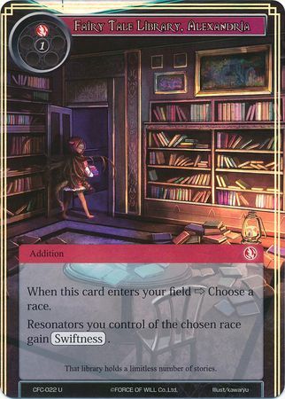 Fairy Tale Library Alexandria CFC 022 Uncommon Force of Will Curse of the Frozen Casket Singles Fairy Tale Library Alexandria CFC 022 Uncommon Force of Will Curse of the Frozen Casket Singles