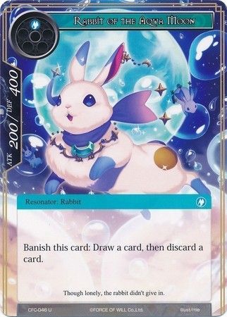 Rabbit of the Aqua Moon CFC 046 Uncommon Force of Will Curse of the Frozen Casket Singles Rabbit of the Aqua Moon CFC 046 Uncommon Force of Will Curse of the Frozen Casket Singles
