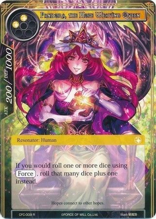 Pandora the Hope Weaving Queen CFC 009 Rare Foil Pandora the Hope Weaving Queen CFC 009 Rare Foil