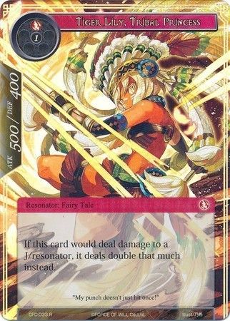 Tiger Lily Tribal Princess CFC 033 Rare Foil Tiger Lily Tribal Princess CFC 033 Rare Foil