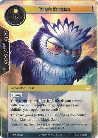 Zero s Familiar CFC 016 Uncommon Foil Zero s Familiar CFC 016 Uncommon Foil